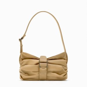 کیف اورجینال زنانه برند زارا Zara مدل BUCKLED SHOULDER BAG کد 6368/210